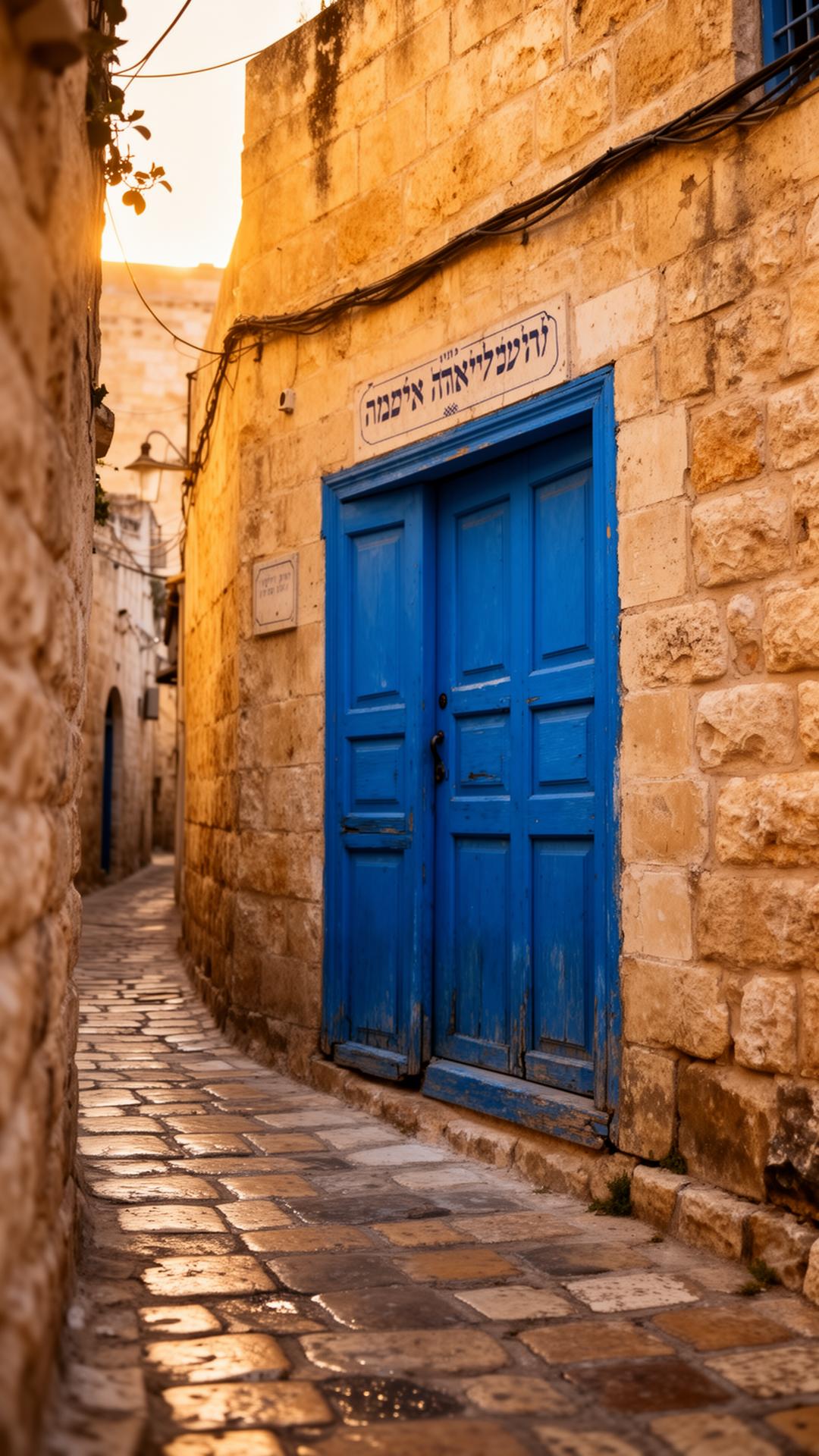 סמטה ציורית בצפת העתיקה